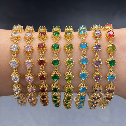 Round Circle Crystal Bracelet
