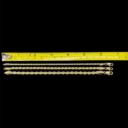 18K Gold-plated Rope Chain Bracelet