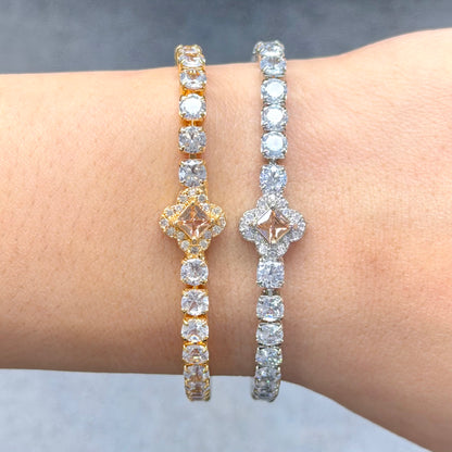 Clover Tennis Bracelet