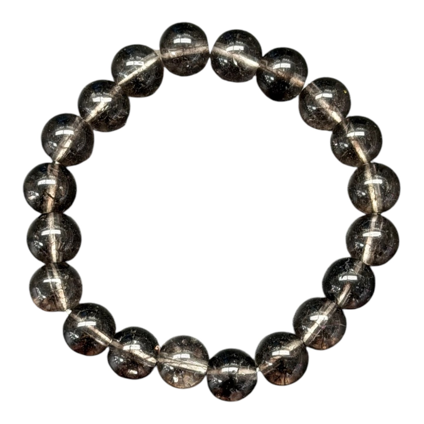 Smoky Quartz Beaded Bracelet