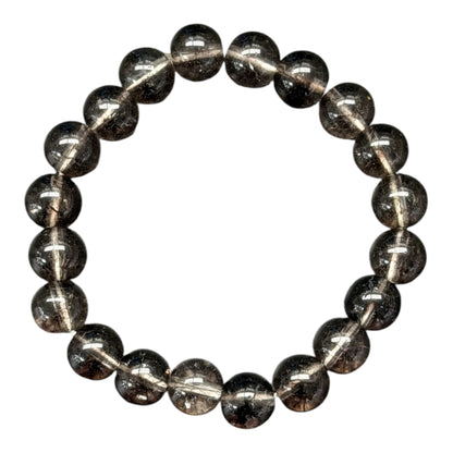 Smoky Quartz Beaded Bracelet