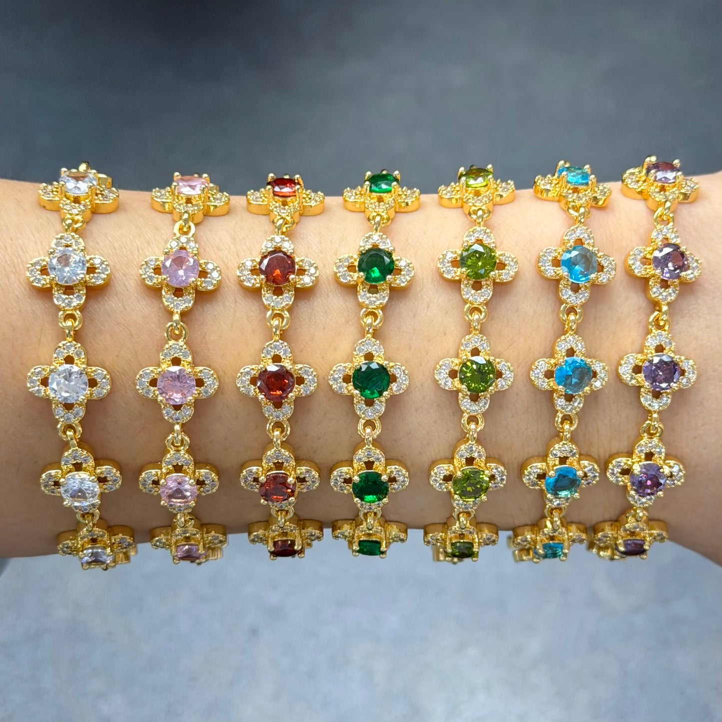 Stephanie Clover Bracelet