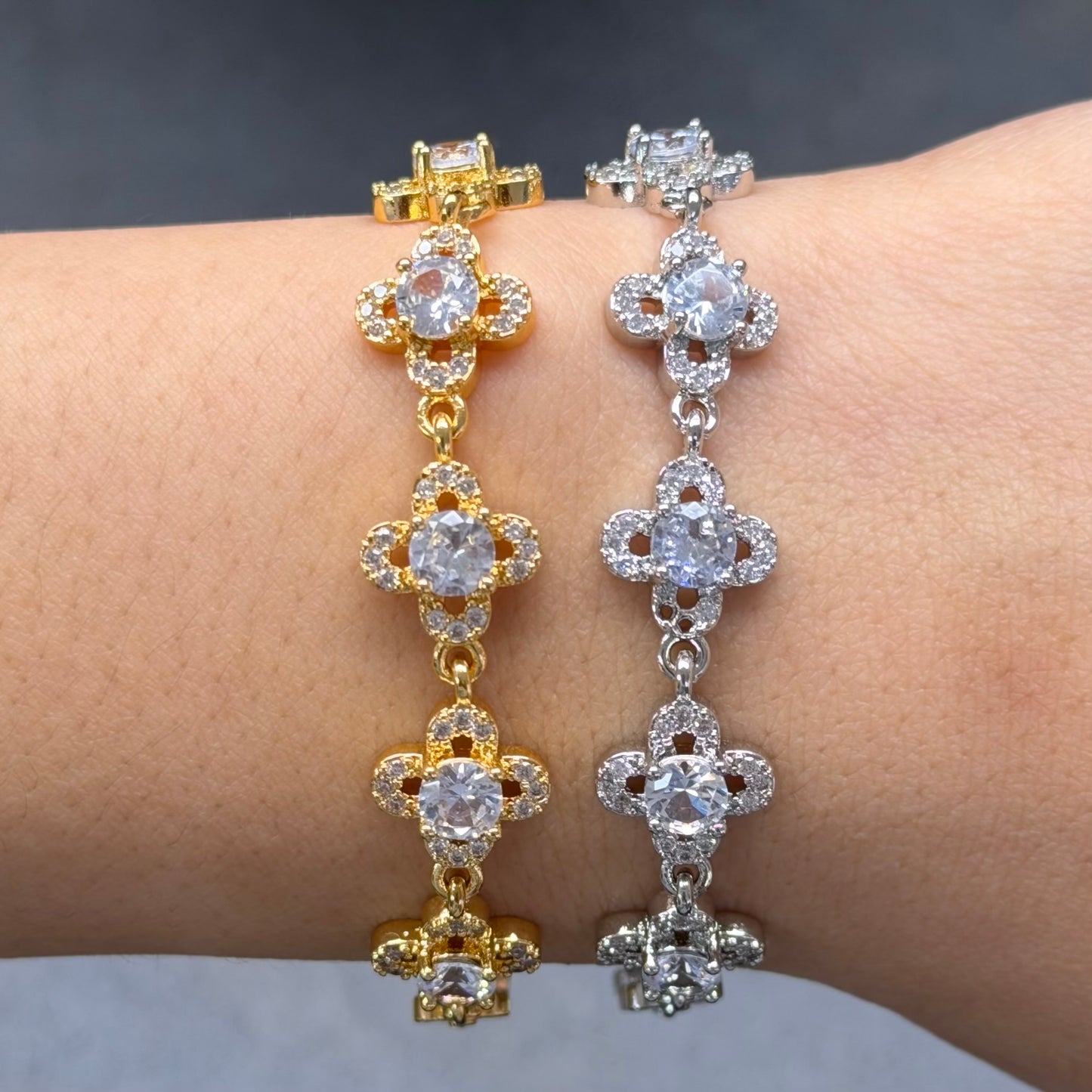Stephanie Clover Bracelet