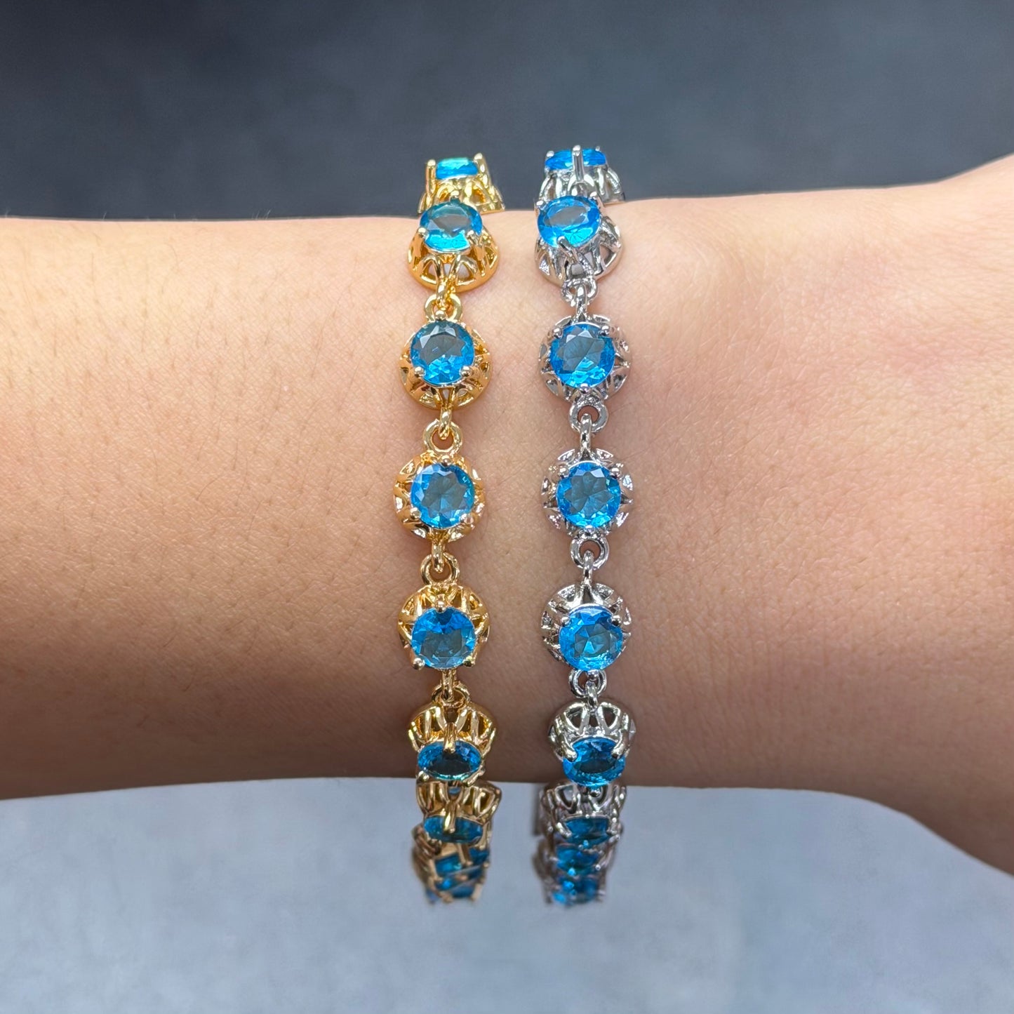 Round Circle Crystal Bracelet