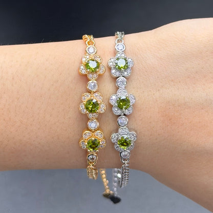Adjustable Flower Bracelet