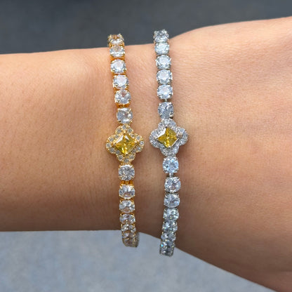 Clover Tennis Bracelet