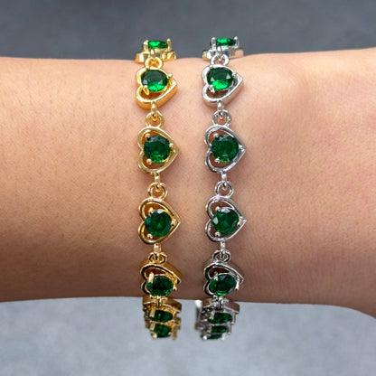 Love All Around Heart Bracelet