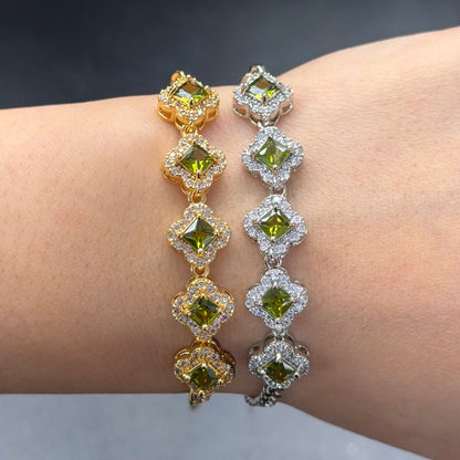 Lucky Girl Adjustable Clover Bracelet