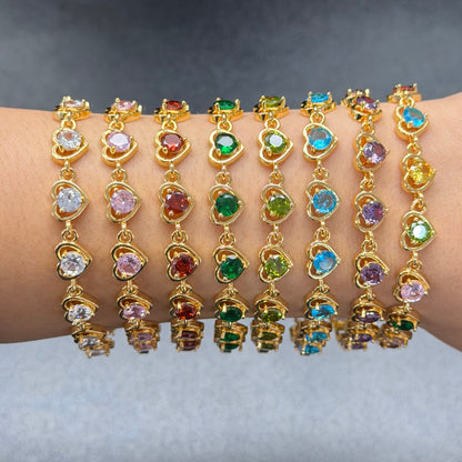 Love All Around Heart Bracelet