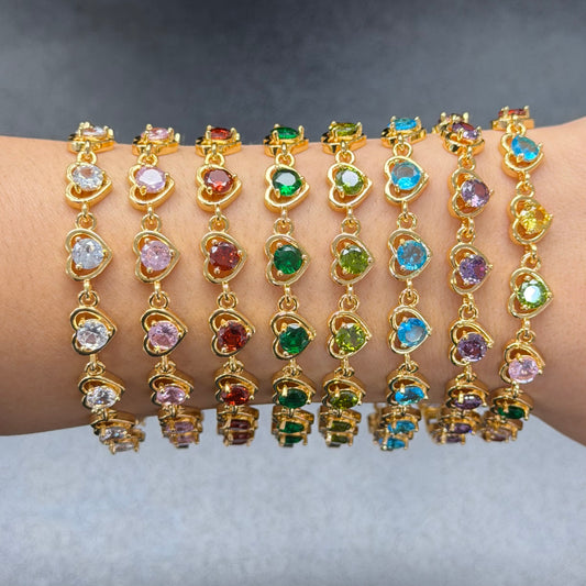 Love All Around Heart Bracelet