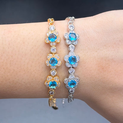 Adjustable Flower Bracelet