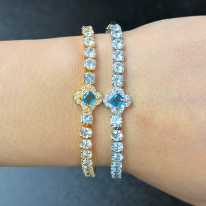Clover Tennis Bracelet