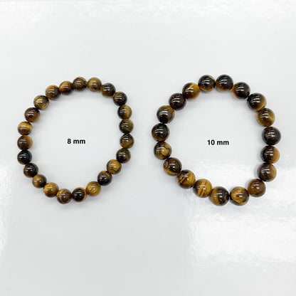 Brown Tiger’s Eye Beaded Bracelet