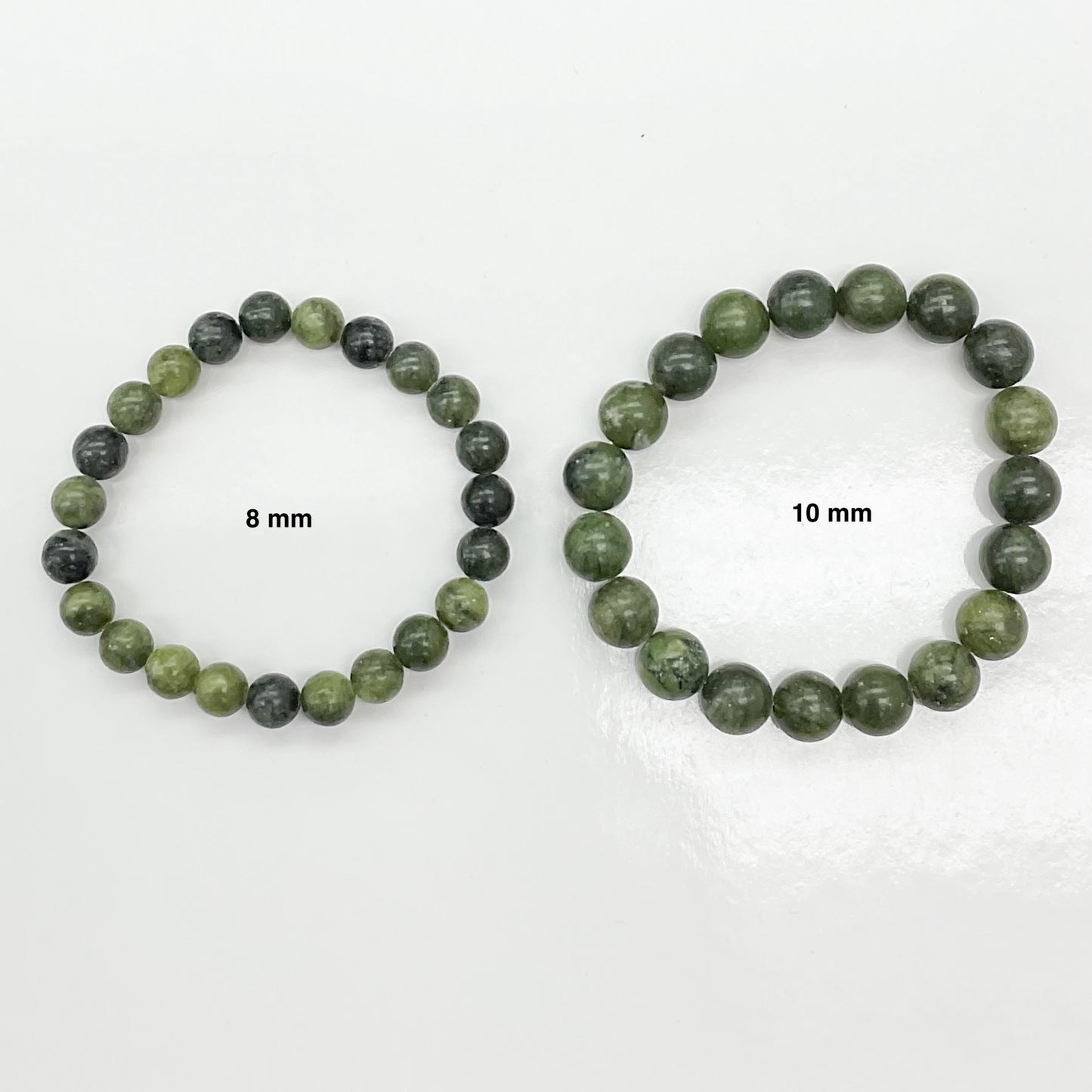 Green Taiwanese Jade Beaded Bracelet