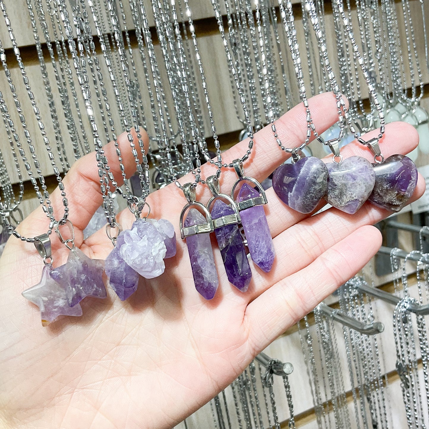 Amethyst Crystal Necklace