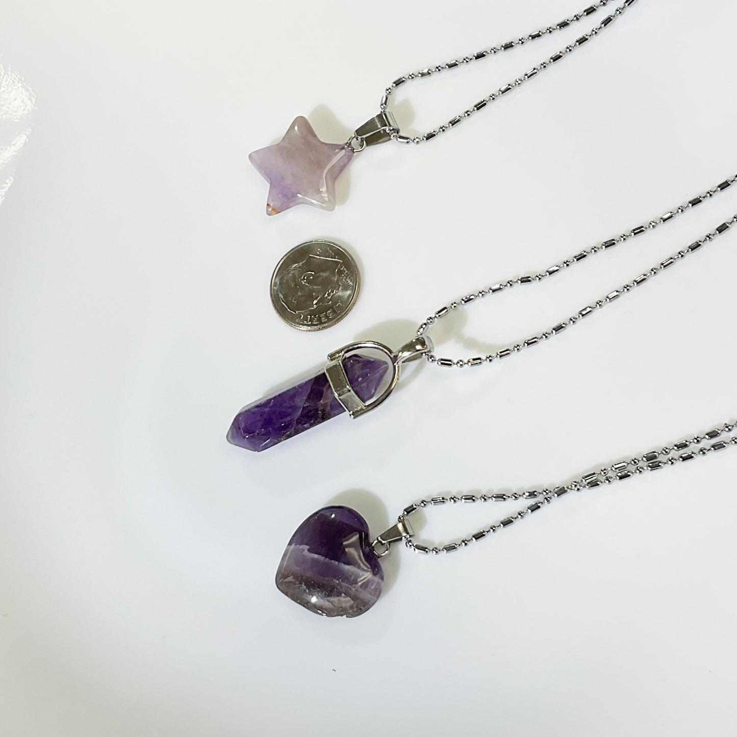 Amethyst Crystal Necklace