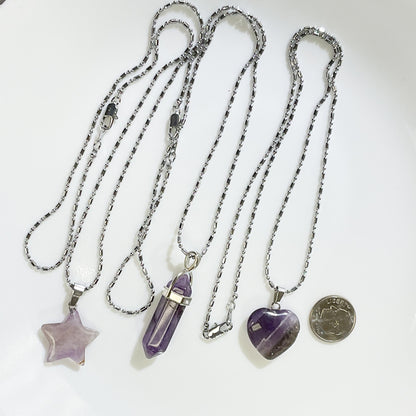 Amethyst Crystal Necklace