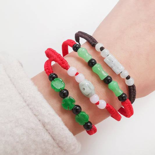 Jade String Adjustable Bracelet