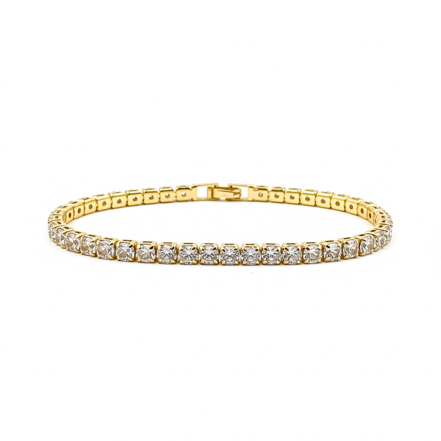 18K Gold-plated Tennis Bracelet 3 mm