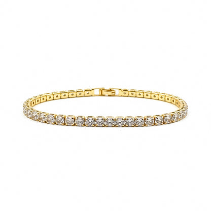 18K Gold-plated Tennis Bracelet 3 mm