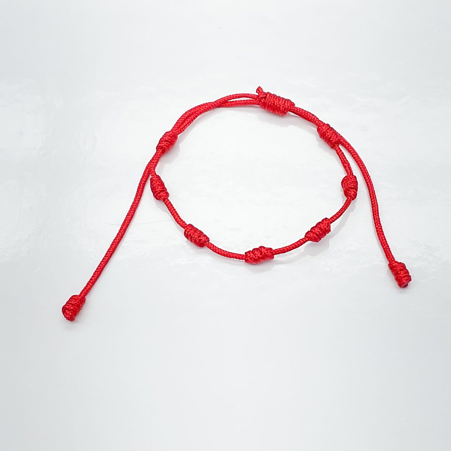 7 Knots Red String Bracelet