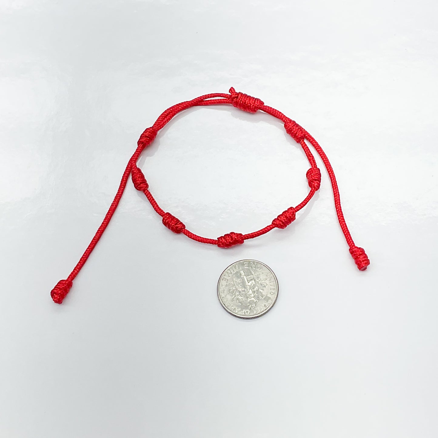 7 Knots Red String Bracelet