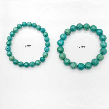 Russian Amazonite Gemstone Beaded Bracelet