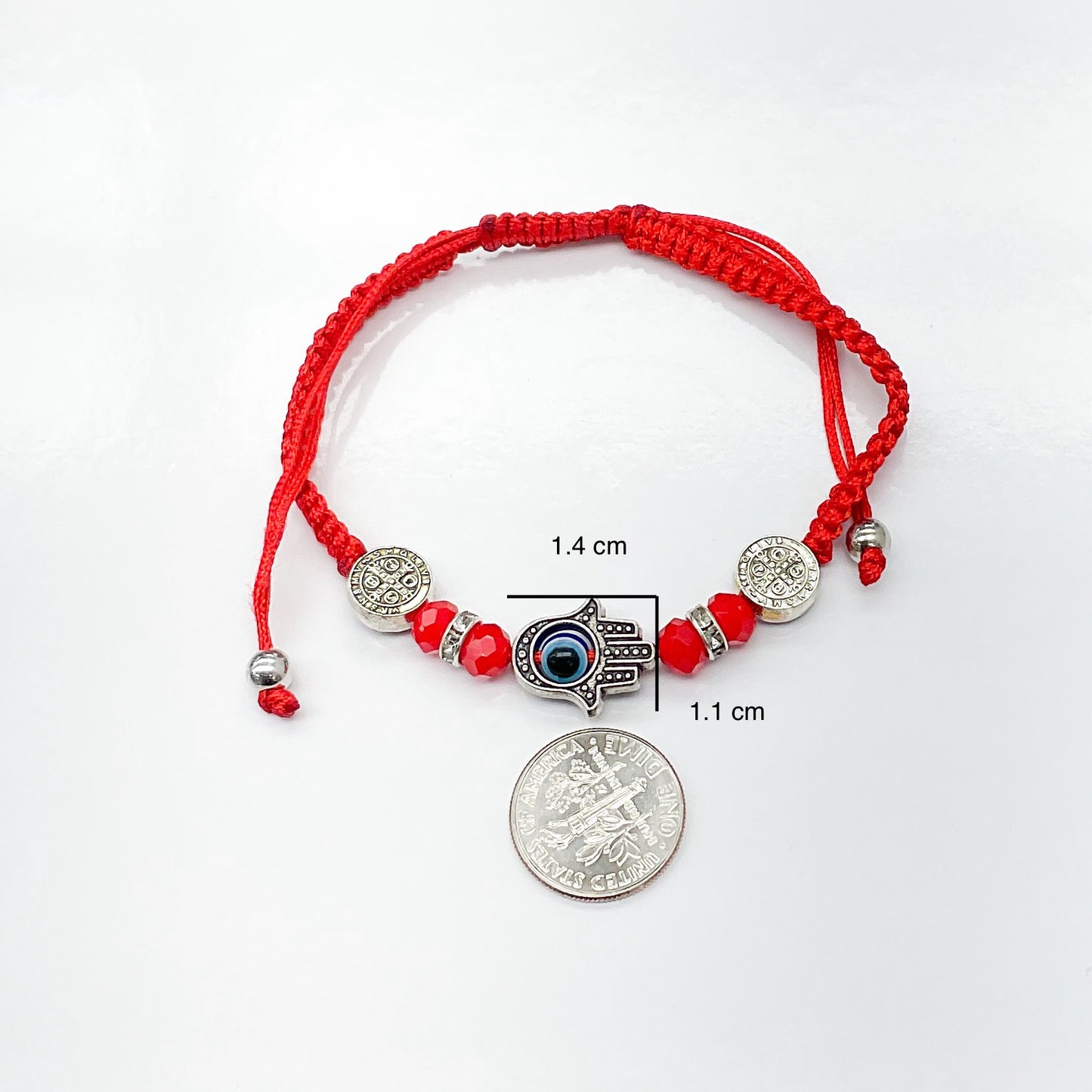 Evil Eye Hamsa Red String Bracelet