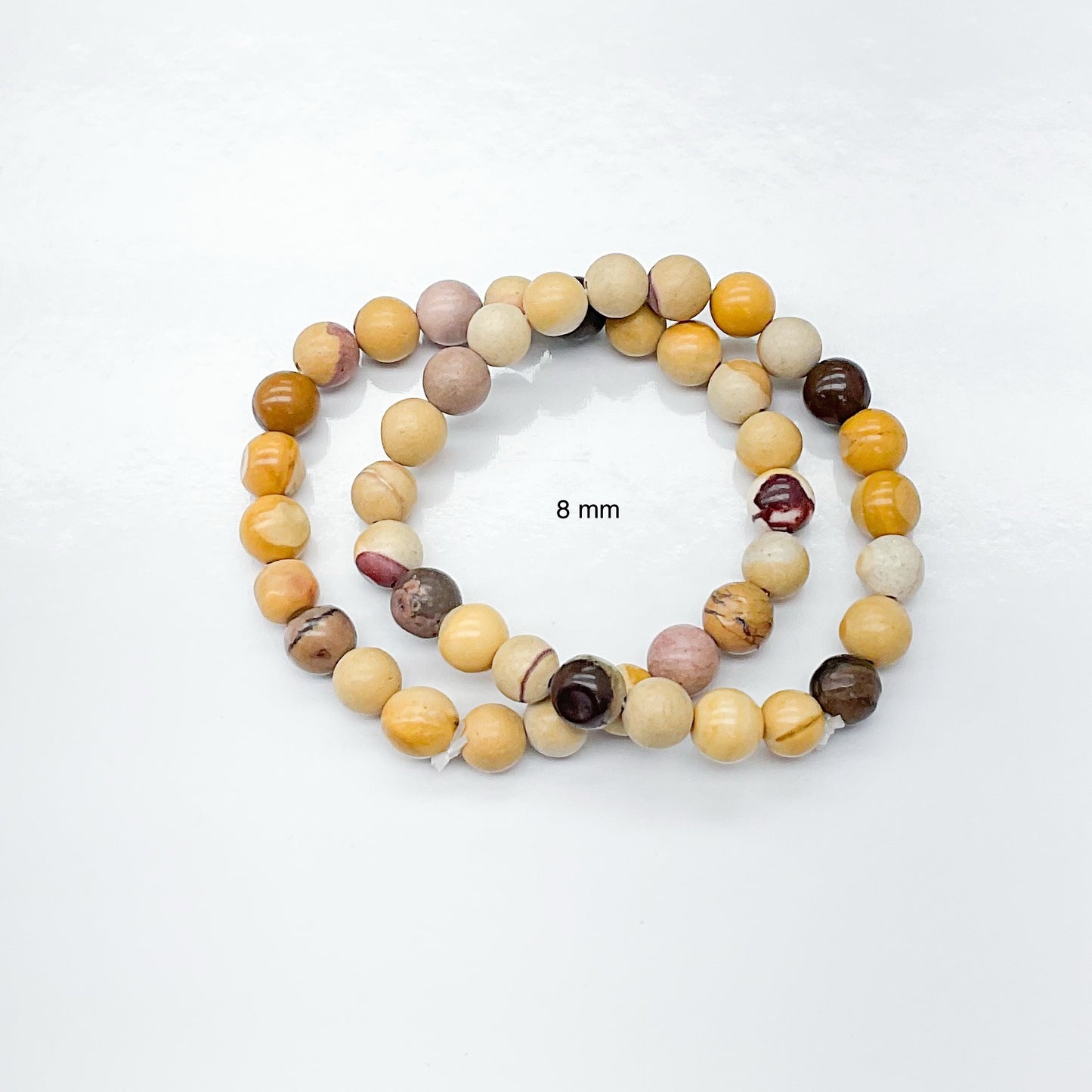 Mookaite Jasper Beaded Gemstone Bracelet