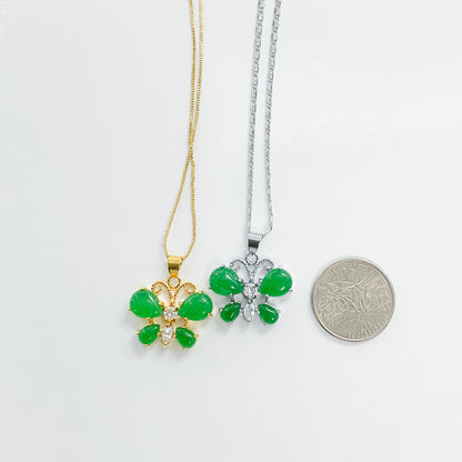 Jade Butterfly Necklace