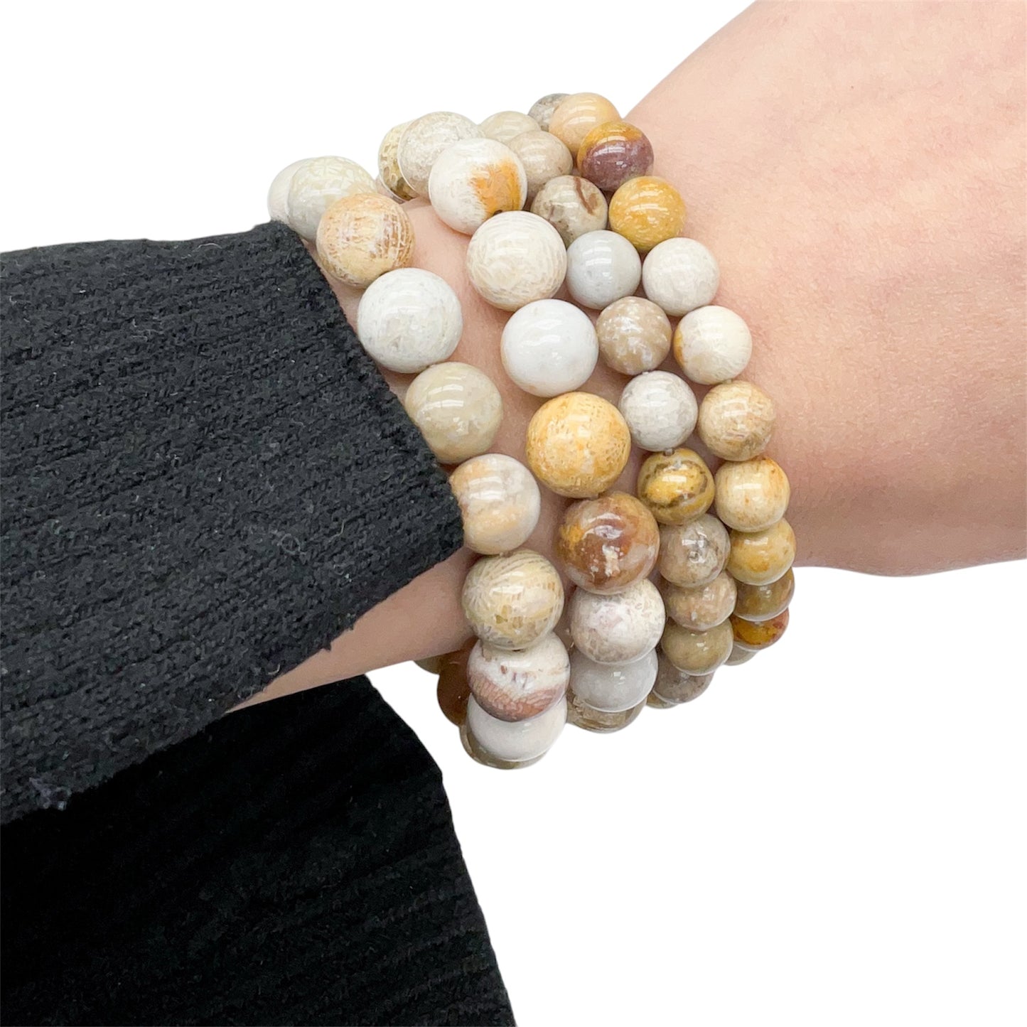 Chrysanthemum Jasper Beaded Bracelet