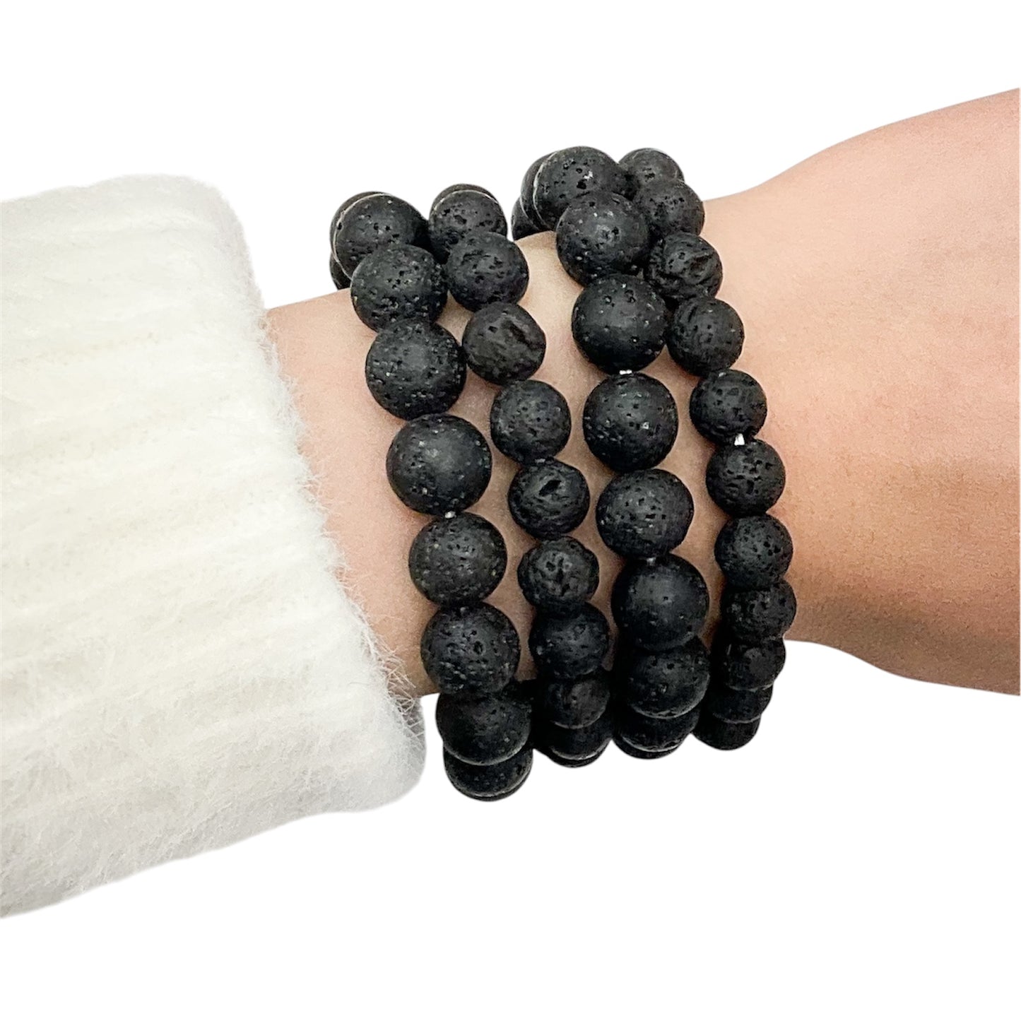 Lava Stone Beaded Bracelet