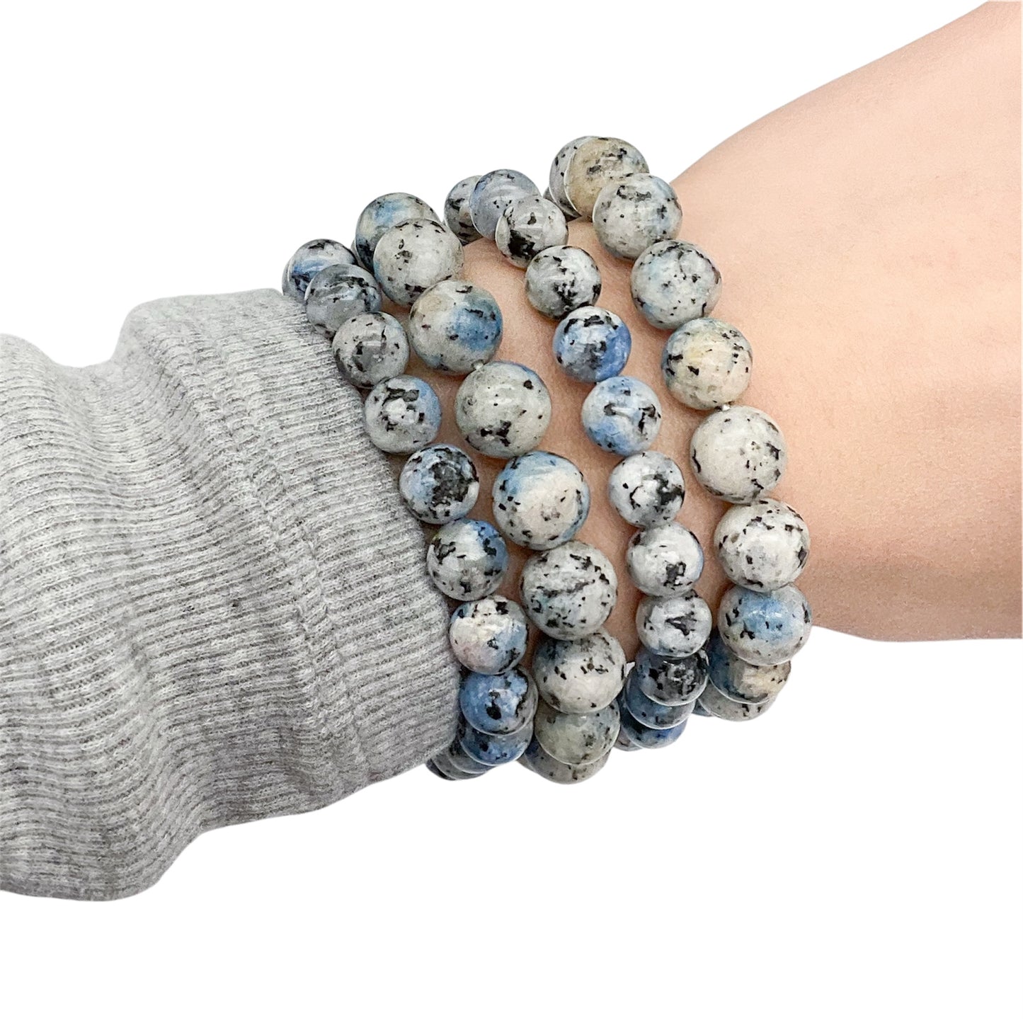 Raindrop Azurite Gemstone Beaded Bracelet