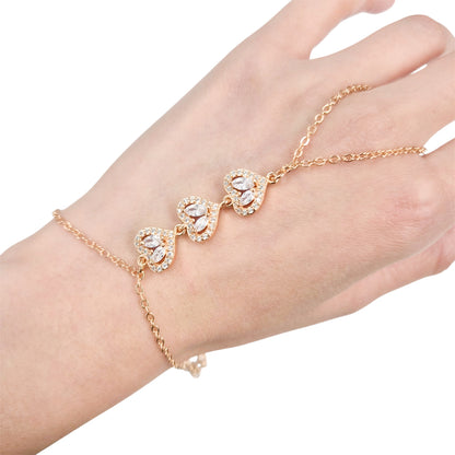 3 Little Hearts Handchain