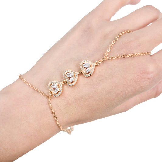 3 Little Hearts Handchain