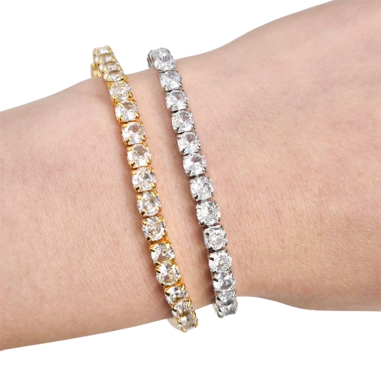 18K Gold-plated Tennis Bracelet 3 mm