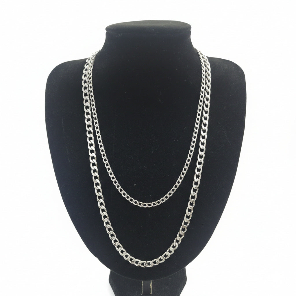 Stainless Steel Curb Link Chains 4mm 6mm