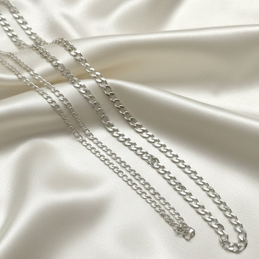 Stainless Steel Curb Link Chains 4mm 6mm